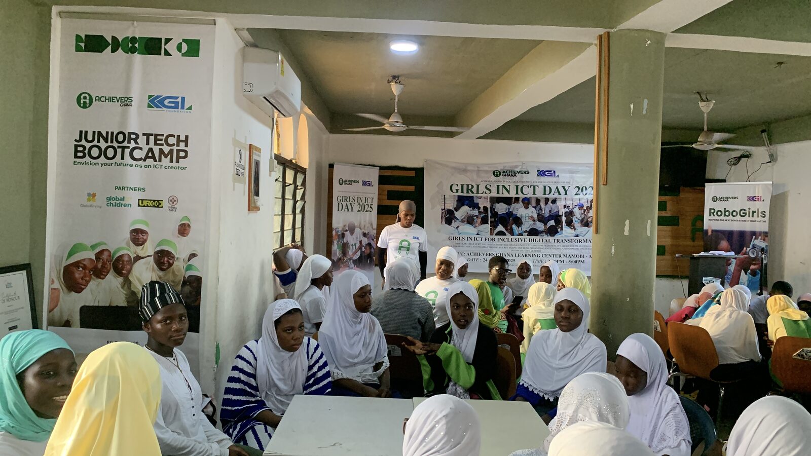 Girls in ICT Day 2025 celebration at Achievers Ghana Learning Centre