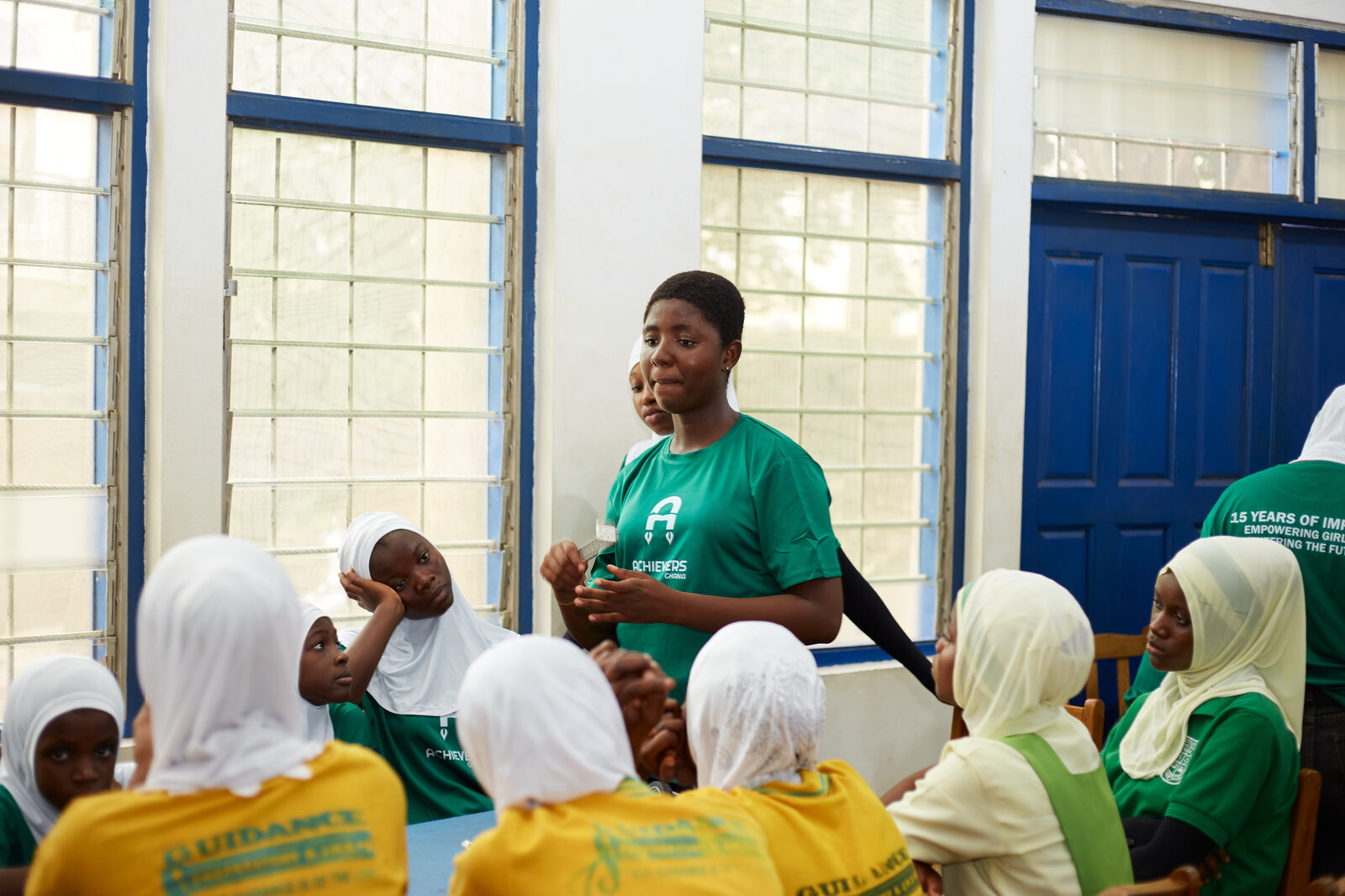 Joy, 15, a participant in the Achievers Ghana mentorship programme