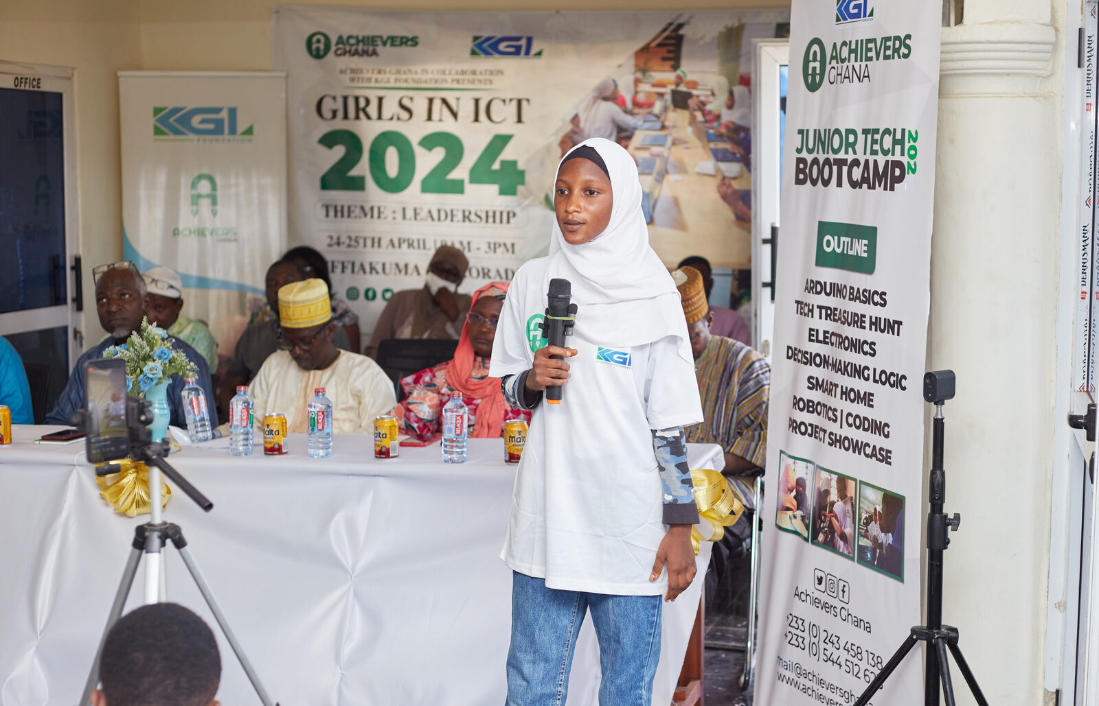 Khadija, 16, a participant in the Achievers Ghana leadership programme